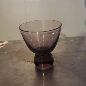 Sophisticated Smoke Glass Goblet